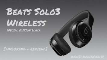 Beats Solo3 Wireless On-Ear Headphones [Unboxing + Quick Review]