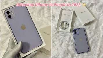 Unboxing iPhone 11 Purple in 2022 | 128gb | ASMR | Apple Certified Refurbished |  PH | PHILIPPINES