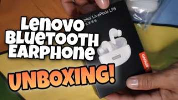 Unboxing LENOVO LP5 TWS Bluetooth Earphones with Mic 9D Stereo Wireless