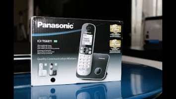 Panasonic KX TG6811 cordless phone Unboxing and Review