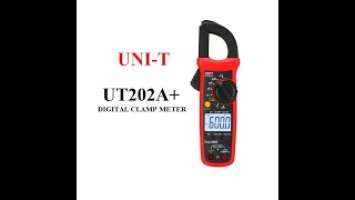 Uni- t ut202a+ funciones, amperímetro de gancho no puede faltar en la herramienta