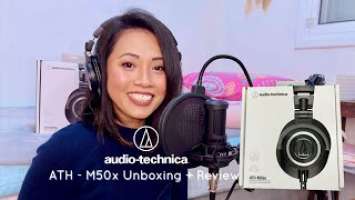 Audio Technica ATH-M50x Headphones Unboxing + Review