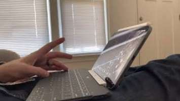 Quick test of Logitech’s “Keys to Go” keyboard with an iPad Mini 6