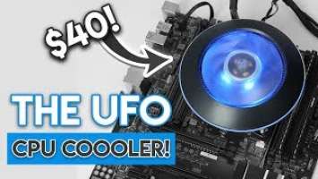 RGB UFO CPU COOLER?! [Cooler Master G100M Review!]