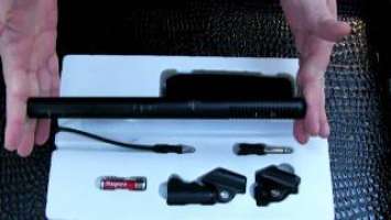 Audio-Technica ATR-6550 Video Camera Condenser Shotgun Microphone Unboxing