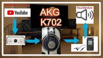 AKG K702 vs Sound Source(emma wallace)[headphones Sound Comparison]