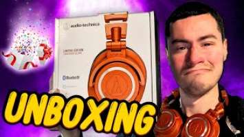 Audio Technica ATH-M50X Bluetooth 2 (Lantern Glow) Unboxing 2022