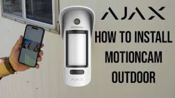 How to Install Ajax MotionCam Outdoor