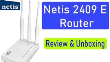 Netis Wf2409 E  3Antina 300 Mbps Router Full Review Unboxing and Configuration