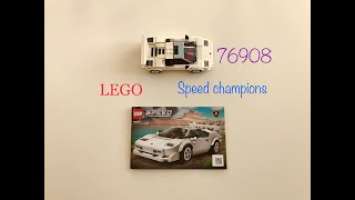 Новый набор LEGO SpeedChampions 76908 Lamborghini Countach, купил на Wildberries