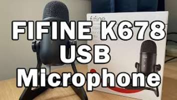 FIFINE USB Microphone K678 Review – Best Budget USB Microphone?
