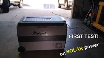 Alpicool T50 Dual Temp Control Portable Refrigerator/Freezer initial test