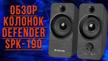Обзор компьютерной акустики Defender SPK-190 черный