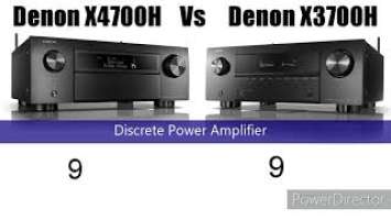 Difference between Denon X4700H AVR vs Denon X3700H | Comparison | Specs| 9.2 channel 8K AV Receiver