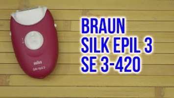 Распаковка BRAUN Silk epil 3 SE 3-420