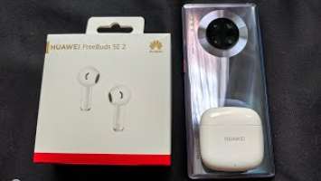 Huawei Freebuds SE 2 unboxing, y primeras impresiones los nuevos audífonos de huawei