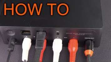 How to connect Sonos Port