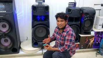 Sony MHC-V73D High Power Audio System Sound/BASS Test(Best Home DJ System)