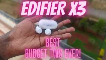 UNBOXING Edifier X3 - BEST BUDGET EARBUDS EVER!!!