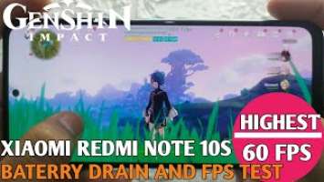 Redmi Note 10s Genshin Impact Gaming Test | Highest 60 Fps Sumeru Update