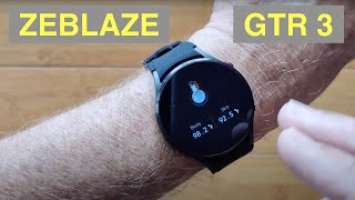 ZEBLAZE GTR 3 Bluetooth Calling Body Temperature BP IP68 BT5 Fitness Smartwatch: Unboxing & 1st Look