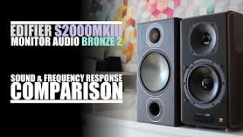 Edifier S2000MKIII vs Monitor Audio Bronze 2 + Denon PMA-600NE || Sound & Frequency Resp Comparison