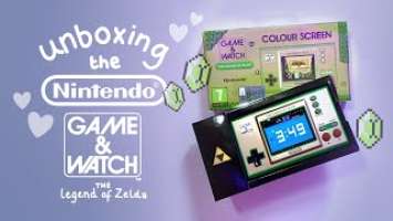 unboxing the Nintendo Game & Watch: The Legend of Zelda (35th anniversary)  | retro gaming