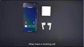 How to use Haylou MoriPods(T33) Bluetooth 5.2 Earphones (For IOS)