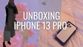 iPhone 13 Pro unboxing | Upgrade from iPhone 11 (Purple)