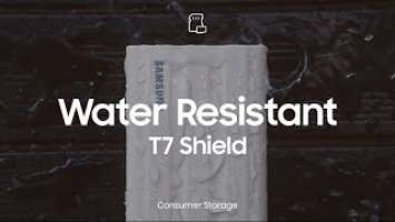 Portable SSD T7 Shield: Water | Samsung