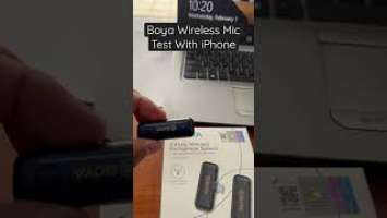 Quick Review BOYA Wireless Microphone BY-WM3T2-D1