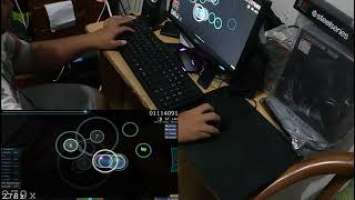 CHERY MX BOARD 2.0 RED SWITCH & LOGITECH G102 PRODIGY OSU TEST
