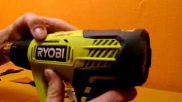 Обзор: Ryobi EHG 2020 LCD, фен промышленный 2кВт. 23.12.17