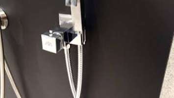 PAFFONI ZDUP 112 CR TWEET SQUARE MIX TONDO HYGIENIC SET Набір гігієнічного душу хром