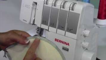 Bernina L450 27 Serging Inside & Outside Curves