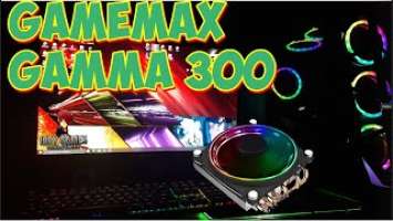 CPU COOLER  GAMEMAX GAMMA 300 UNBOXING E REVIEW
