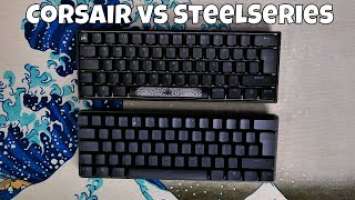 SteelSeries Apex Pro Mini Wireless vs Corsair K65 RGB Mini - Battle of the best 60% keyboards?