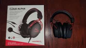 hyperx cloud alpha asmr unboxing
