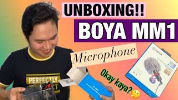 BOYA BY-MM1 microphone UNBOXING!!| Outdoor test| VLOG 02
