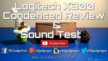 Logitech X300 Condensed Review & Sound Test