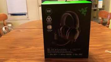 Flaws and All unboxing- Razer BlackShark V2 + USB sound card.