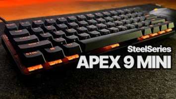 SteelSeries Apex 9 MINI | Unboxing | Typing Sound | Illumination