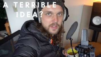 Recording a song on the road with one Shure SM58
