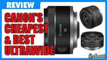 Canon RF 16mm f2.8 STM Lens Unboxing