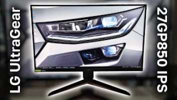 LG UltraGear 27GP850 IPS Gaming Monitor: Quick Unboxing, Backlight Bleed & IPS Glow Review
