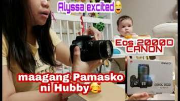 Unboxing CANON Eos 2000D/ with 18-55mm/and WIFI/Lovelyglo and Family vlog