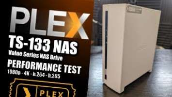 QNAP TS-133 NAS - Plex Media Server Test with 4K, 1080p and 720p Media