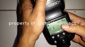 Cara CEK Godox V850 II tidak nembak dengan beban BERAT lampu studio 200w @chorboproject 628179990151