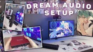 building my DREAM audio setup • SM7B • sound test + unboxing