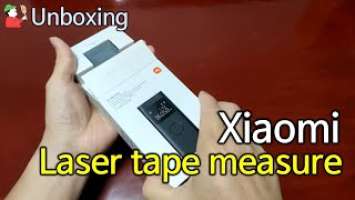 Xiaomi smart laser tape measure Unboxing